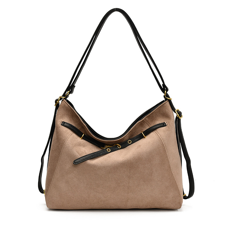 Designer bag free shipping Suede large capacity tote bag new autumn and winter casual commuting tote bag