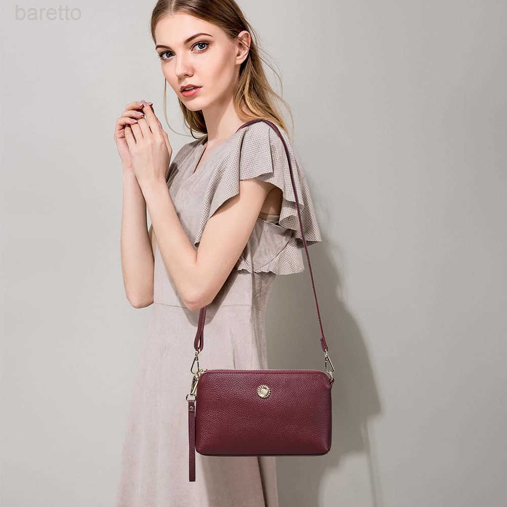 Quilted Leather Crossbody Bags for Women Ladies Shoulder Purse Satchel HandBag with Chain Trendy Strap Z250909