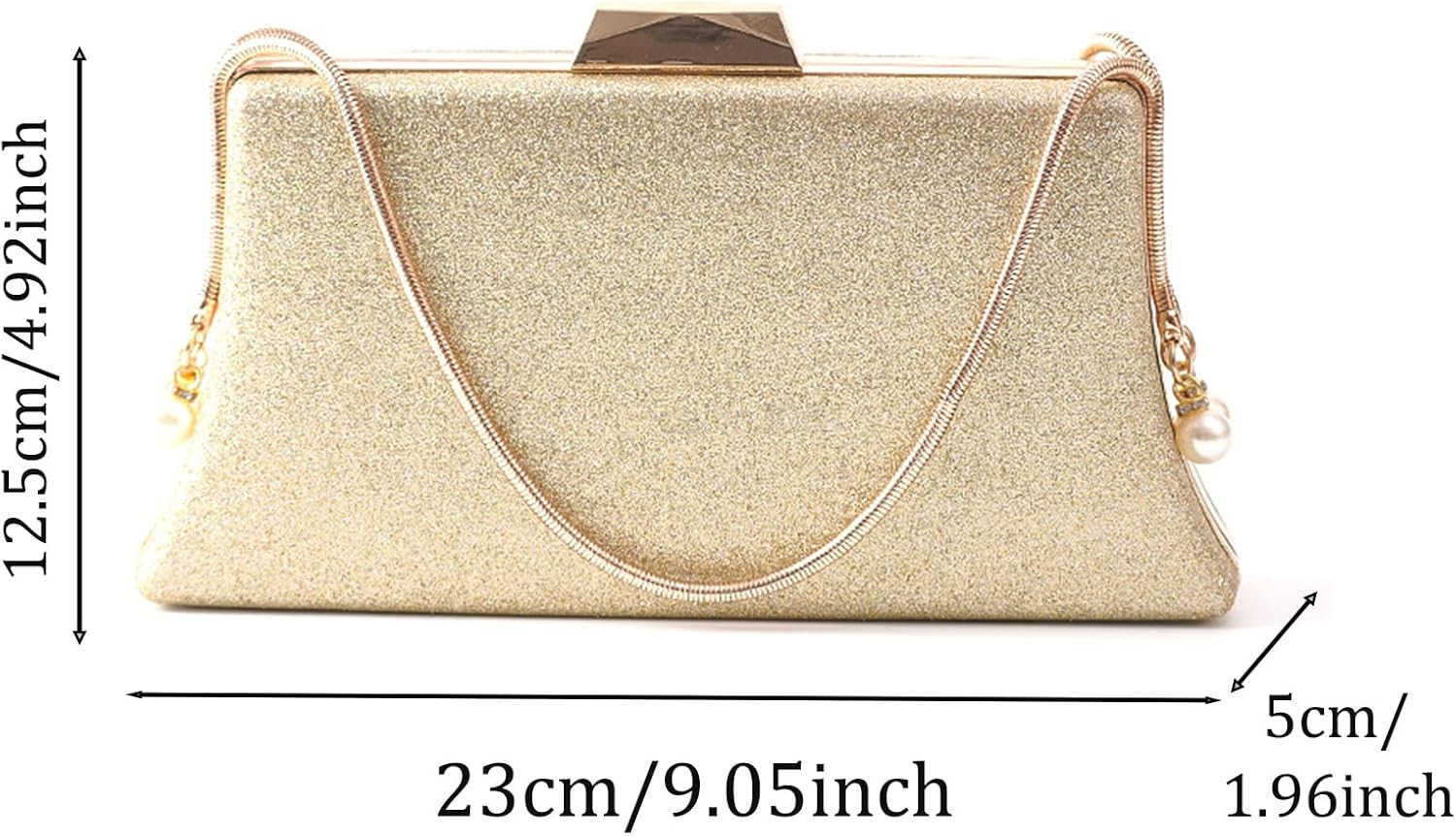 Clutch Purse For Women Evening Bag Wedding Party Glitter Purse Shoulder Handbag Z25909