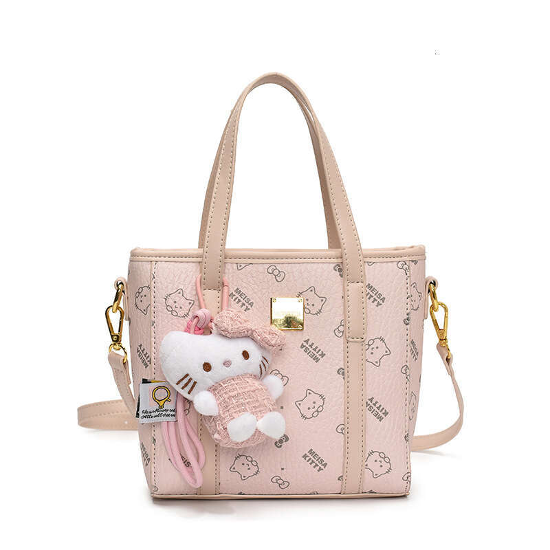 Girl Handheld Cute Basket 2025 New Cartoon Print Bear Shoulder High-End Crossbody Bag