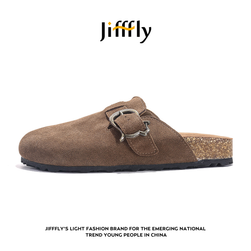 Jifffly free shipping designer shoes New autumn and winter clothing for women wearing thick soled outdoor slippers
