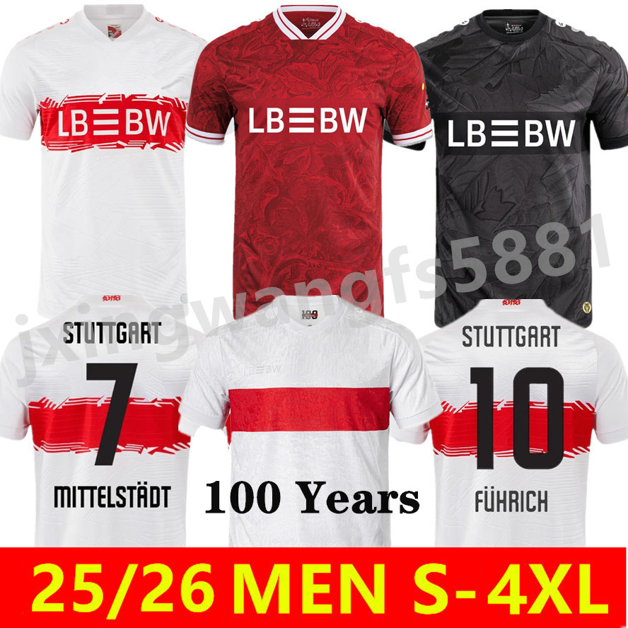 25 26 VFB Stuttgarts soccer jerseys DEMIROVIC MILLOT WOLTEMADE UNDAV FUHRICH EL BILAL DIEHL LEWELING STILLER KARAZOR RIEDER 2025 2026 Men football shirts Kids Kits