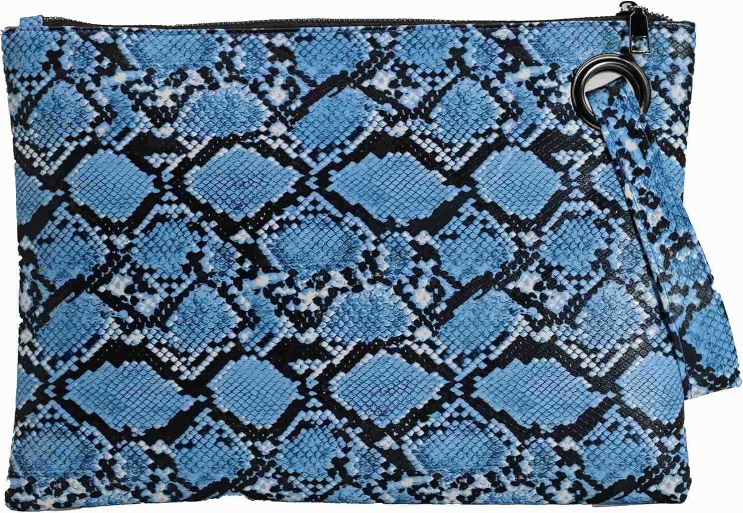 Womens Oversized Clutch Bag Large PU Leather Pouch Evening Handbags Envelope Purse with Wristlet Shoulder Lady Z25909