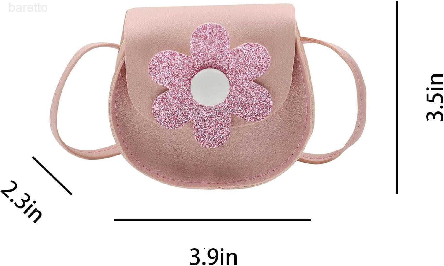 Crossbody Bag Purse Mini SingleShoulder Bag Handbag Pouch Coin Purse for Women Girls ToddlerPink Flower Purse Z250909