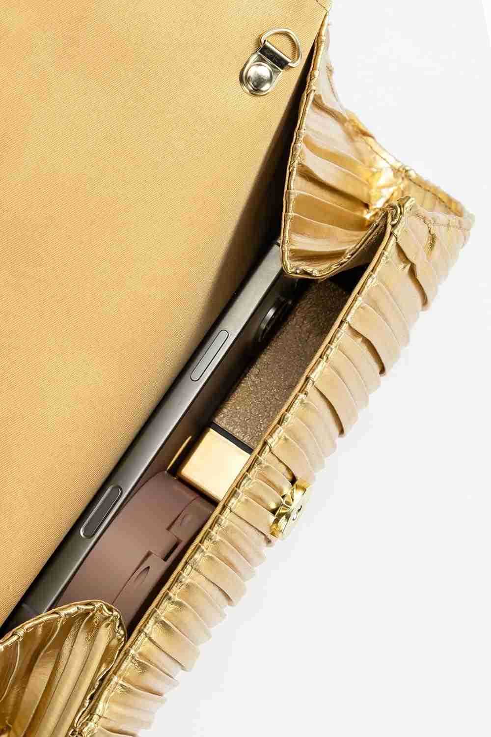 Clutch Purses for Women Evening Bag Pleated Flap Clutch for Formal Party Cocktail Prom Wedding Handbags Z25909