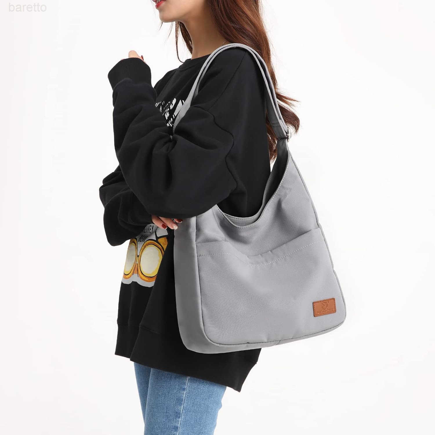 Canvas Tote Bag Largefor Women AESThetic Shoulder Purses Cute Simple Crossbody Purse Z250909