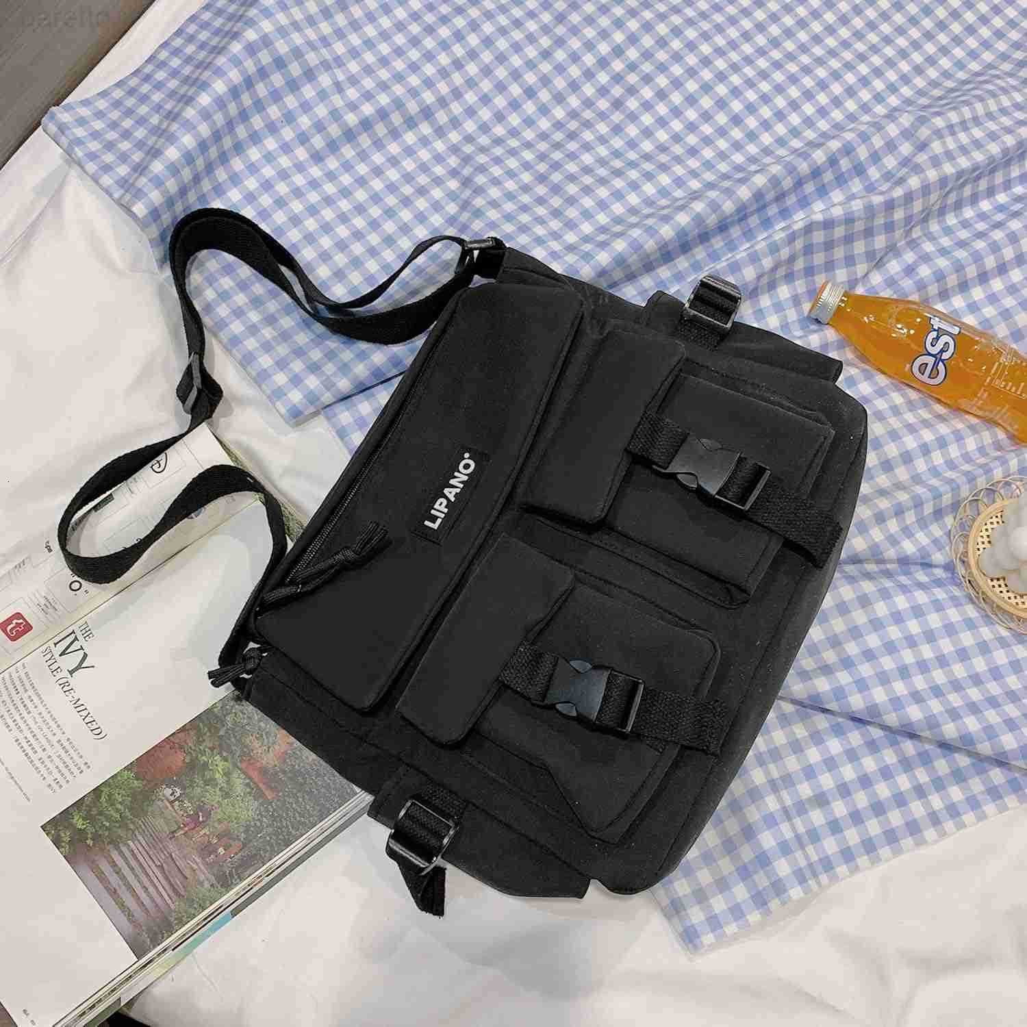 Shoulder Messenger Bag Casual StyleFashion Crossbody Polyester BagClassic Simple for Daily outingsMen Women Z250909