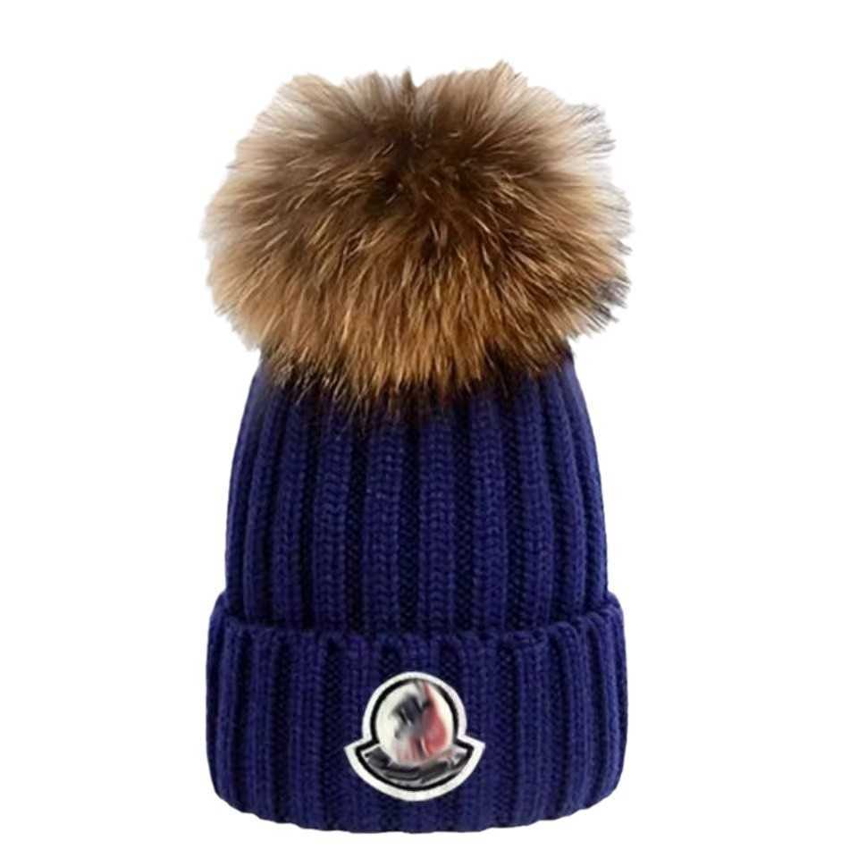 New Ball Knitted Hat Thick Outdoor Warm Knitted Hat Winter Fashion Versatile Casual Warm Hat L250908 2QUID
