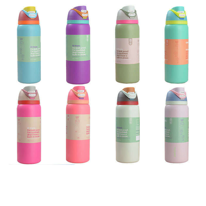 Stainless steel outdoor cup three wall vacuum insulated camping travel cup 24 oz 32 oz sports water cup water bottle gift