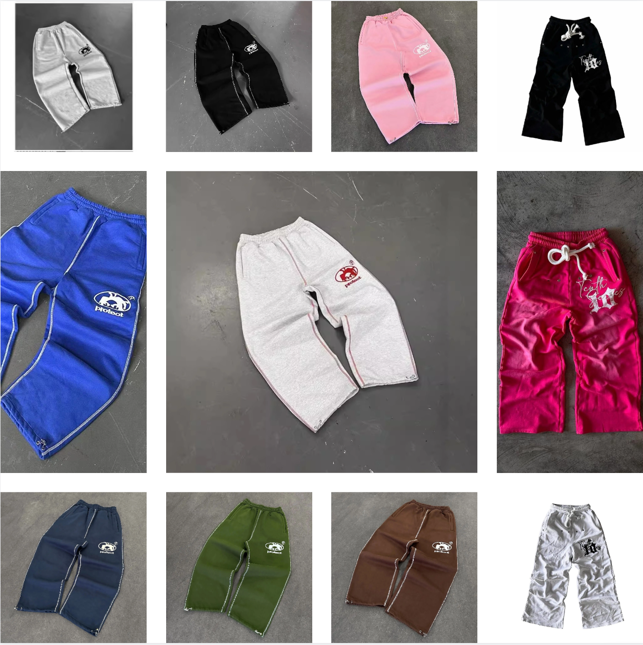 Designer pants fleece embroidered sports pants protect jokers letter casual street youth plus fleece sweatpants sports pure cotton 1:1 luxury