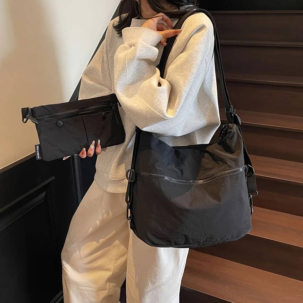 Women's Fashion Backpack New Lightweight Multi Layer Travel Bag Detachable Front Bag Handbag Autumn New Designer design Backpack Back