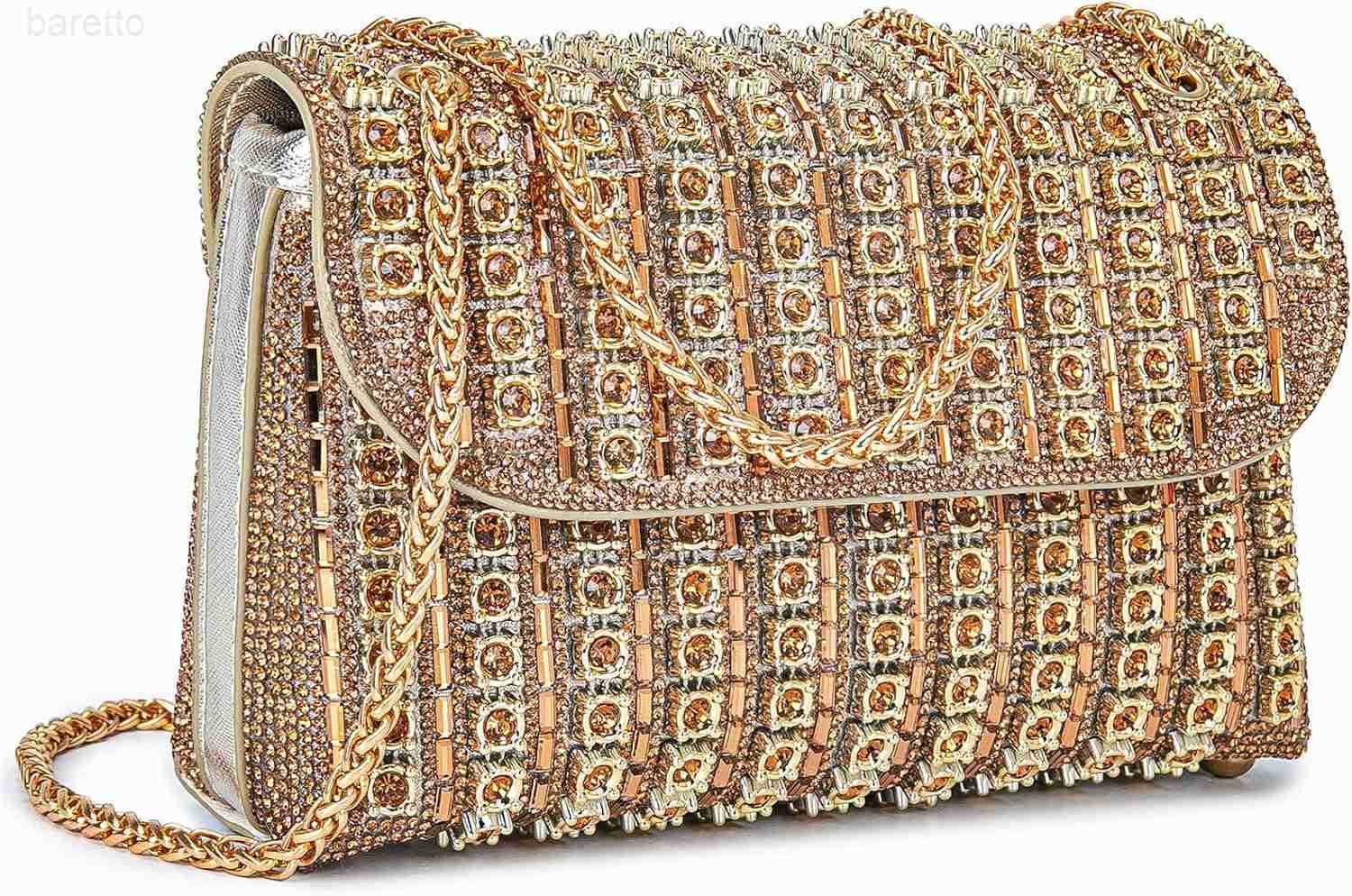 Bags Crossbody Bag Purses Handbags Crystals Rhinestone Evening Bag for Women Clutch Purse with Chain Z250909
