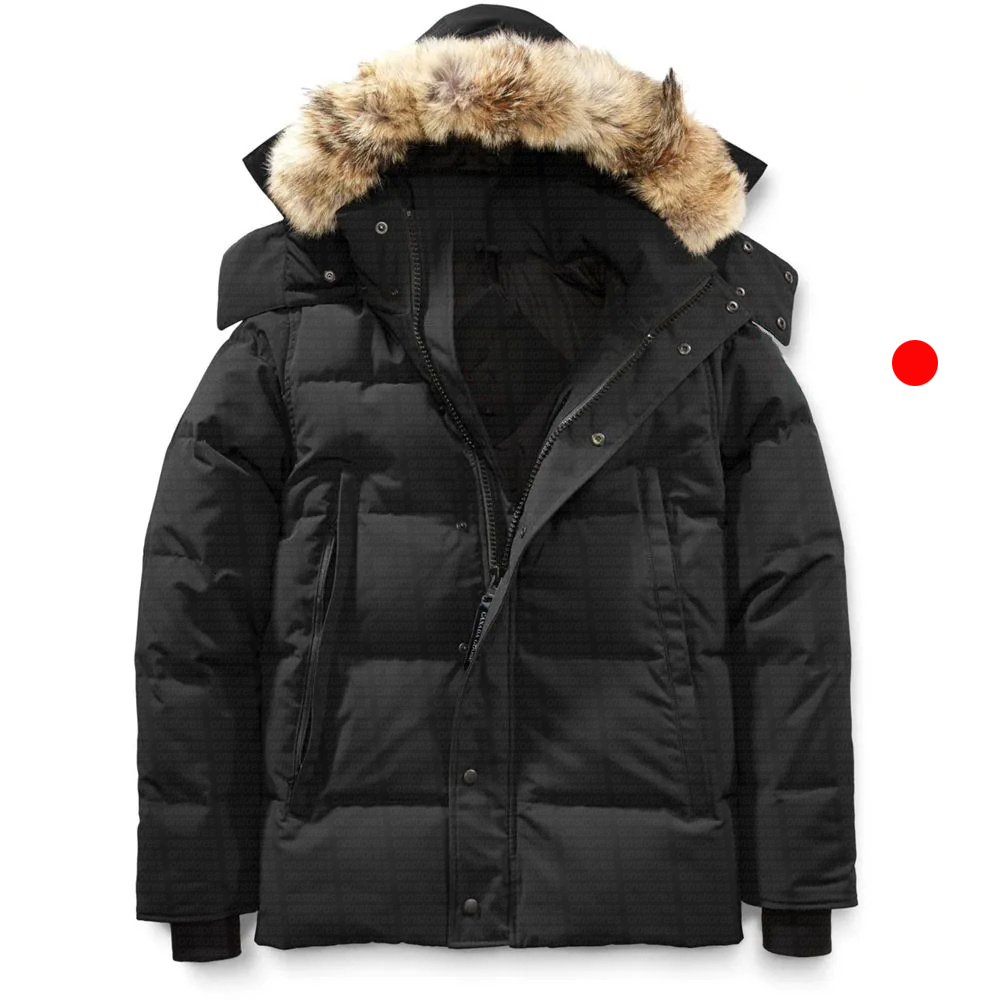 Jacket Down 29 wyndham Canada parker Women Men 29S Wolf Fur Collar Medium Length Winter New Style Goosecoat Overcame Clothes Thick High-End 90% Duck Downs Mens Clothing