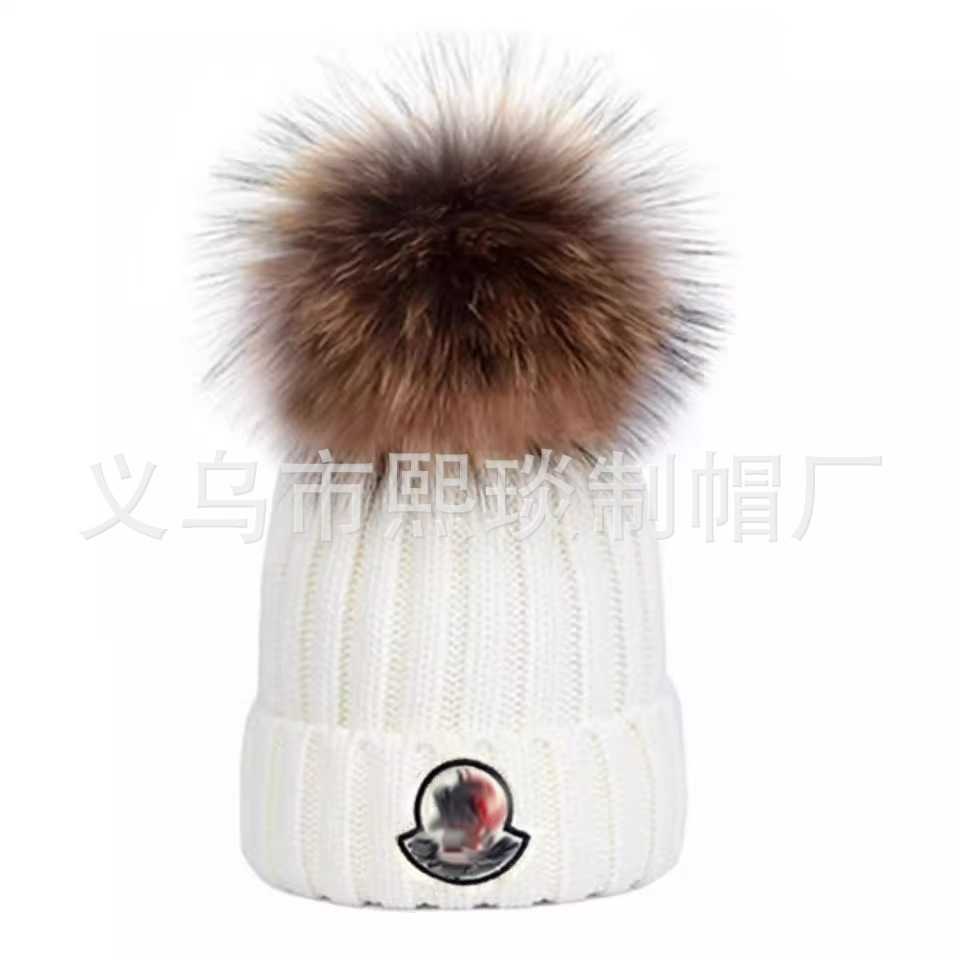 New Ball Knitted Hat Thick Outdoor Warm Knitted Hat Winter Fashion Versatile Casual Warm Hat L250908 2QUID