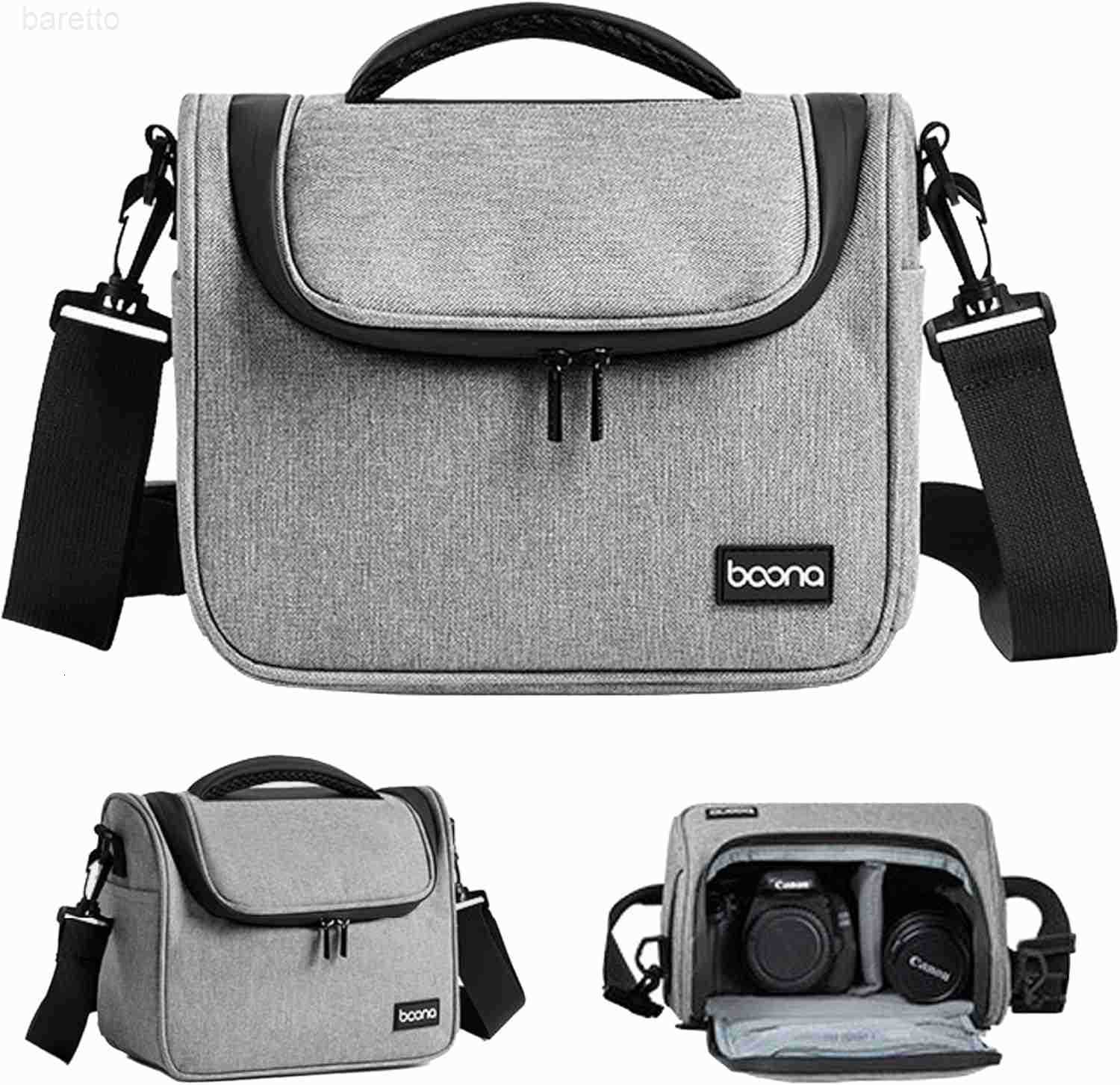 Camera Bag Single Shoulder Compact Camera Case Waterproof SLRDSLR Crossbody Bags for Photographers Compatible with CanonSonyNikonFujifilm Device Lens 