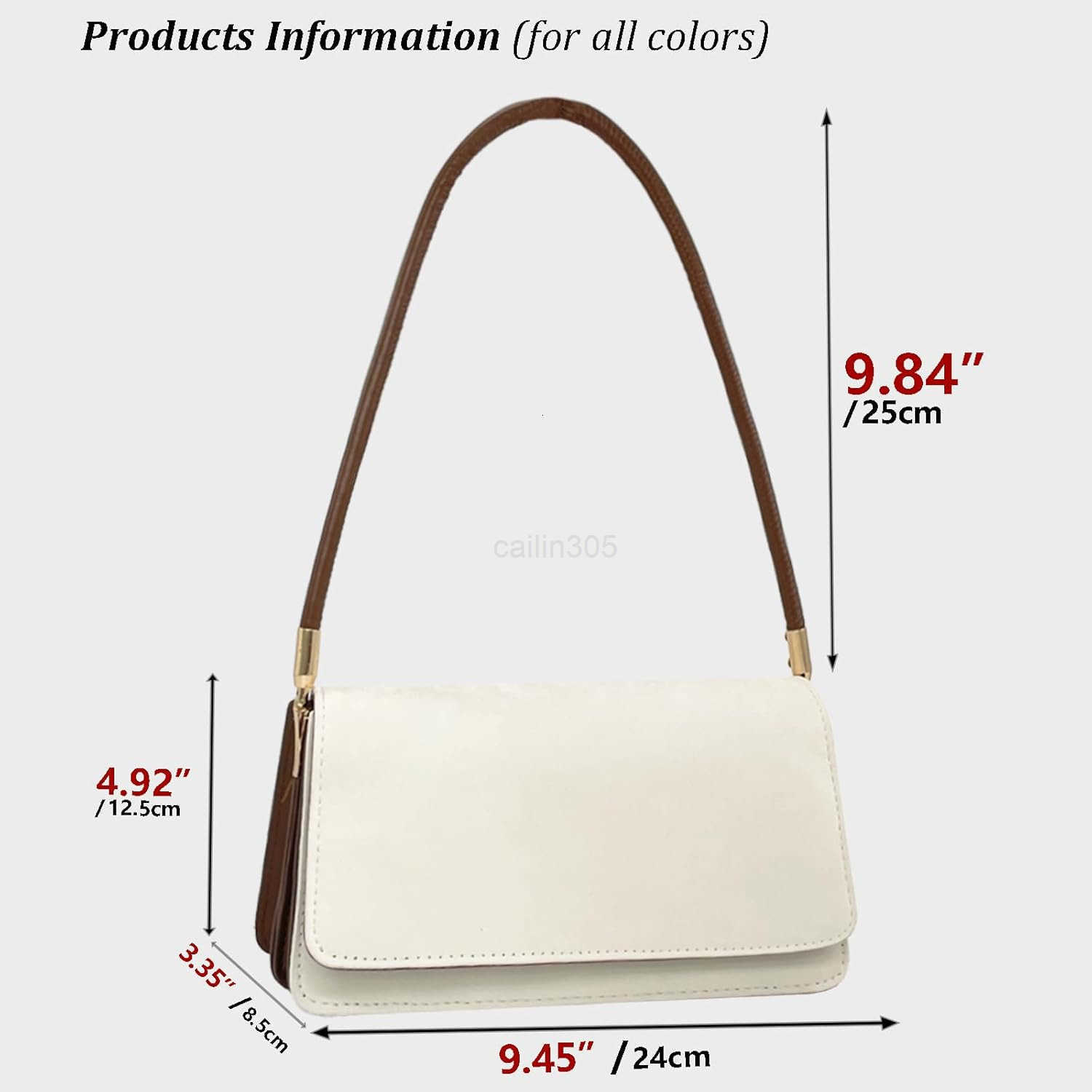 Shoulder Handbag Small Retro Purse for Women with Top Handle Z25909