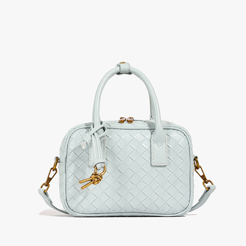 Luxury Brand Designer Bag Mujie Fashion Brand Women's Bag Design Bag Single Shoulder Bag Square Handbag Handwoven Embossed Crossbody Bag
