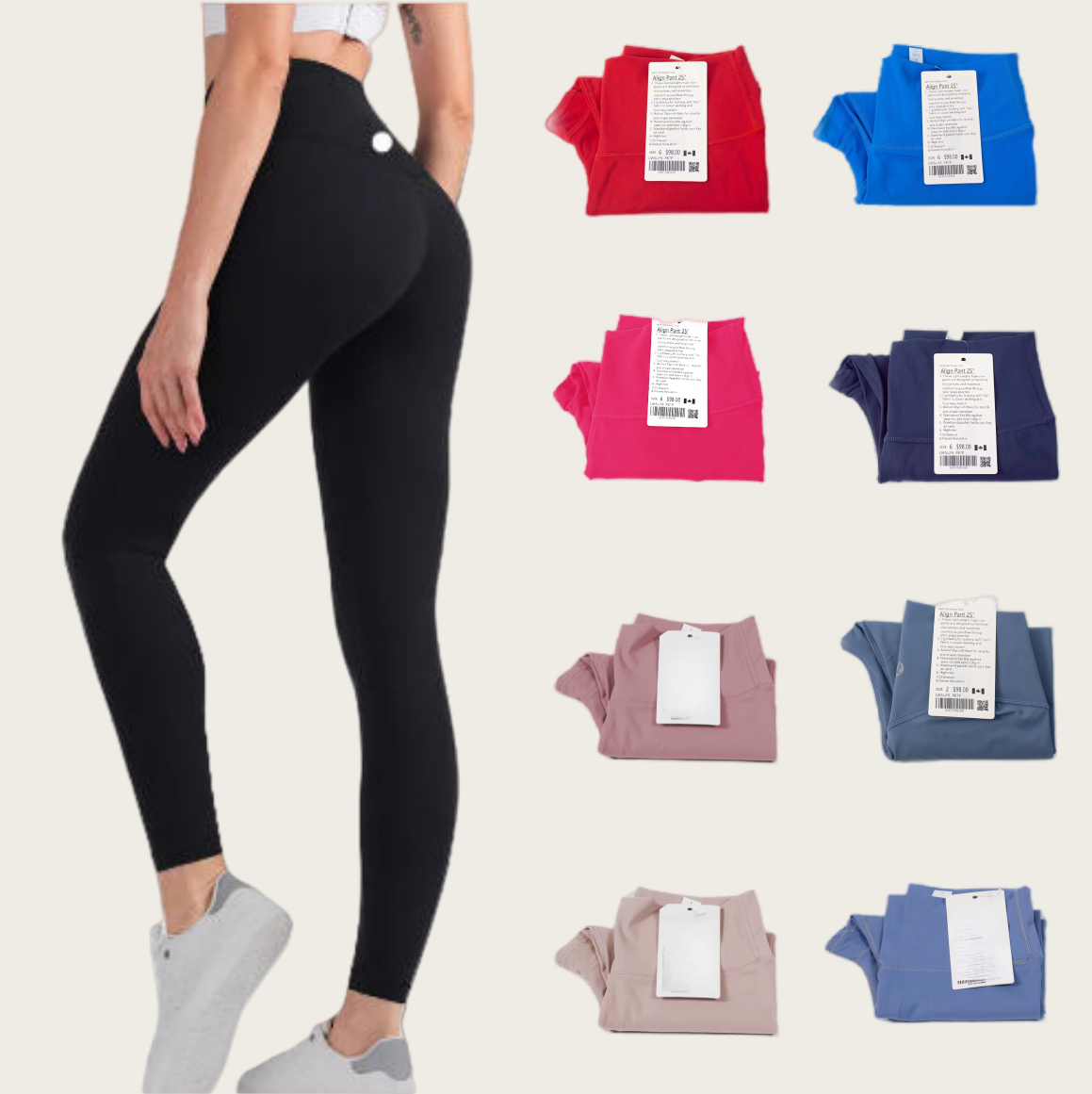 2025 Yoga align leggings bell-bottoms Women pant Outfits Lady Sports yoga Fashion Ladies Exercise Fiess Wear Girls Running Leggings Ninth Luluity Lemonitys Pants