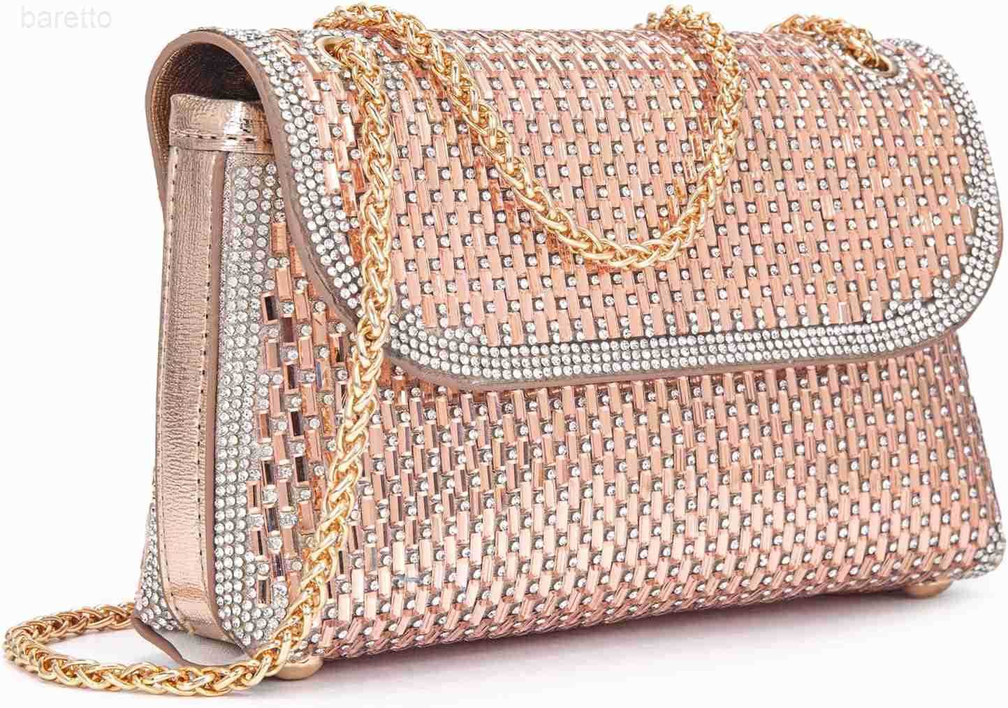Bags Crossbody Bag Purses Handbags Crystals Rhinestone Evening Bag for Women Clutch Purse with Chain Z250909