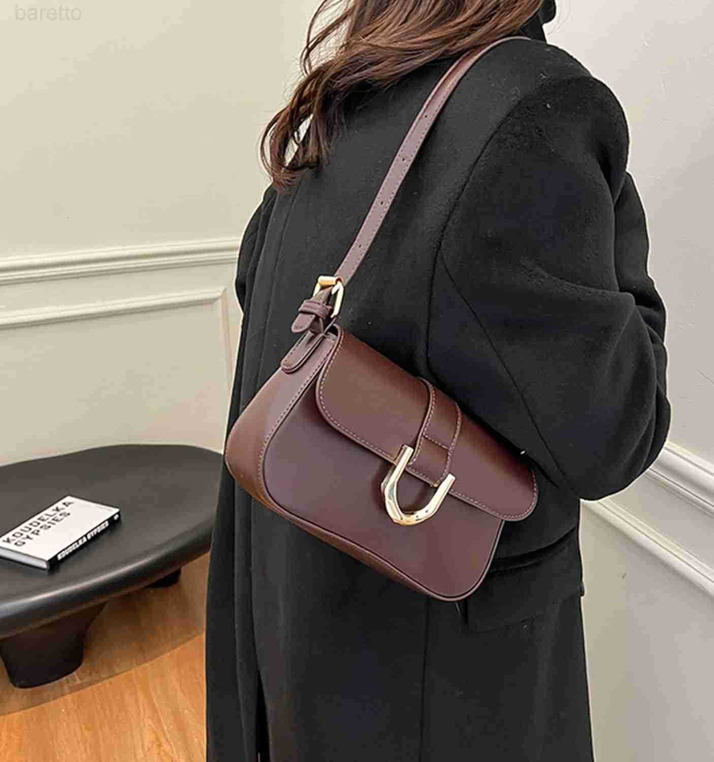 Bag for Women Trendy Crossbody Purse Vegan Leather Handbags Clutch Hobo Bags Y2K Saddle Purses Z250909