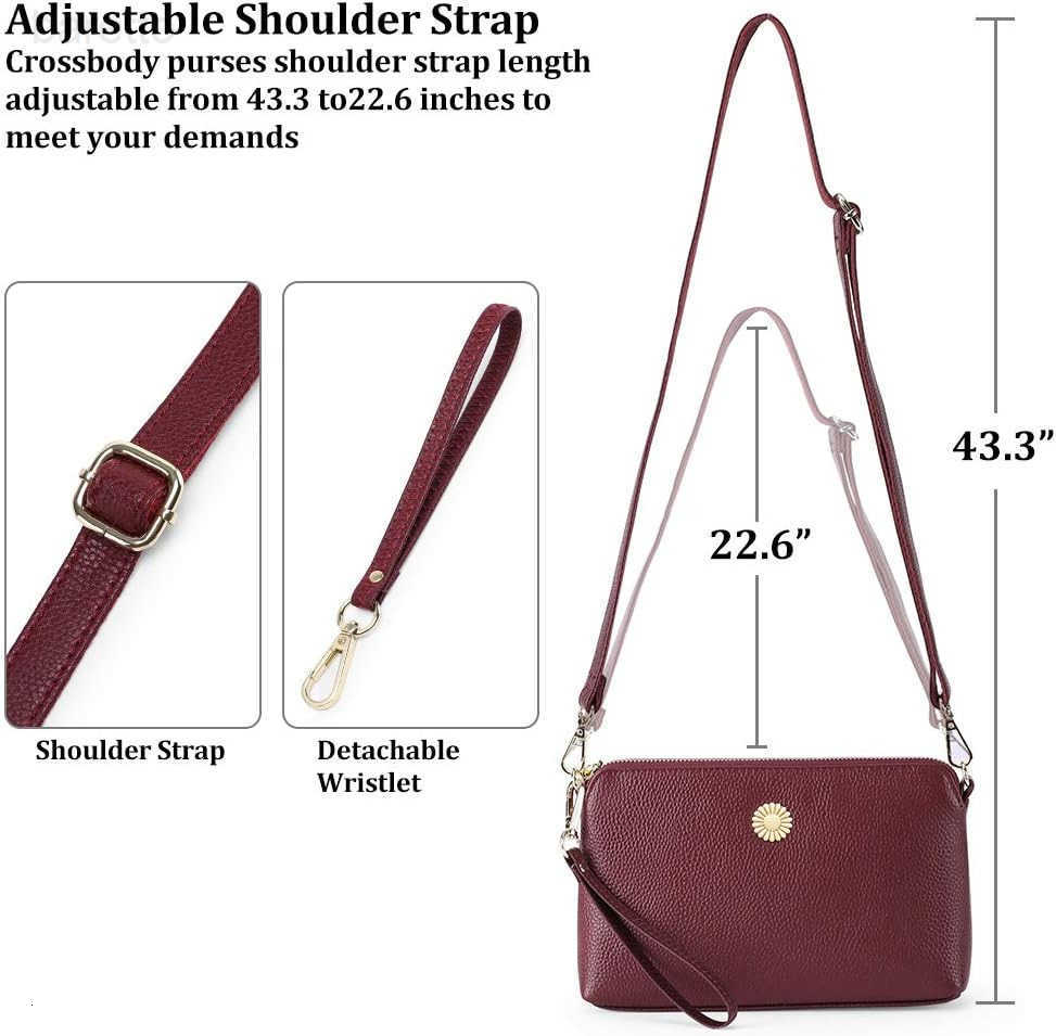 Quilted Leather Crossbody Bags for Women Ladies Shoulder Purse Satchel HandBag with Chain Trendy Strap Z250909
