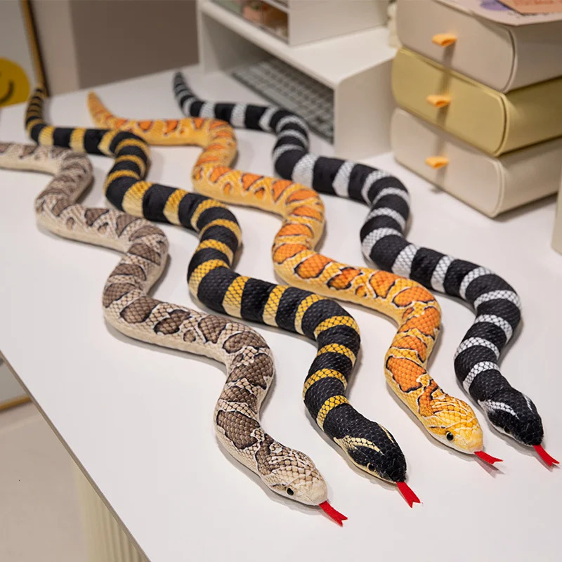 100cm Snake Plush Toys Funny mischievous artificial Stuffed Animals Dolls Toys Emulational Snake Plush Toys 250909