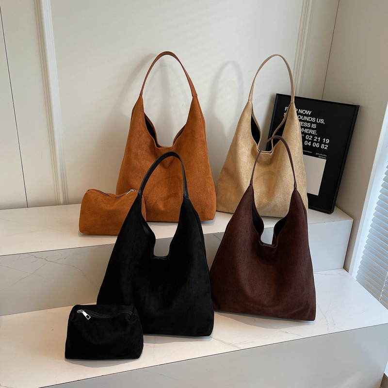 2025 New Designer Shoulder High Quality Women's handbag Purse Suede Tote Underarm Bag Autumn and winter Fashion Shopping bag Free Shipping
