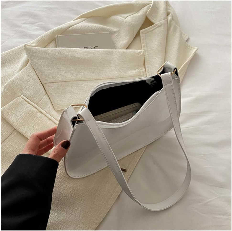 Leather Clutch Purse Shiny Evening Handbags for Women Armpit Shoulder Bag MINI Hobos Z25910