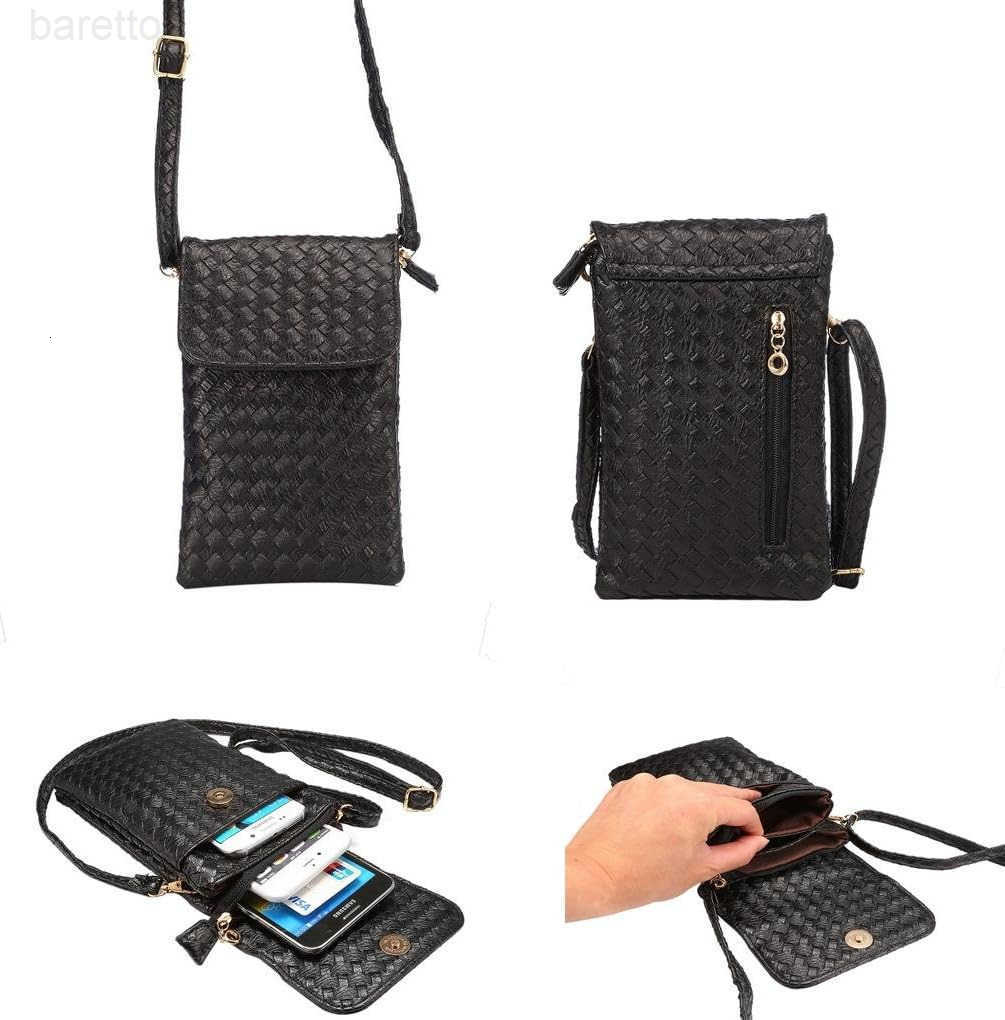 Cellphone Purse Soft PU Leather Moblie Phone Pouch Multipurpose Shoulder Bag Carrying Cases for Smartphone Z250909