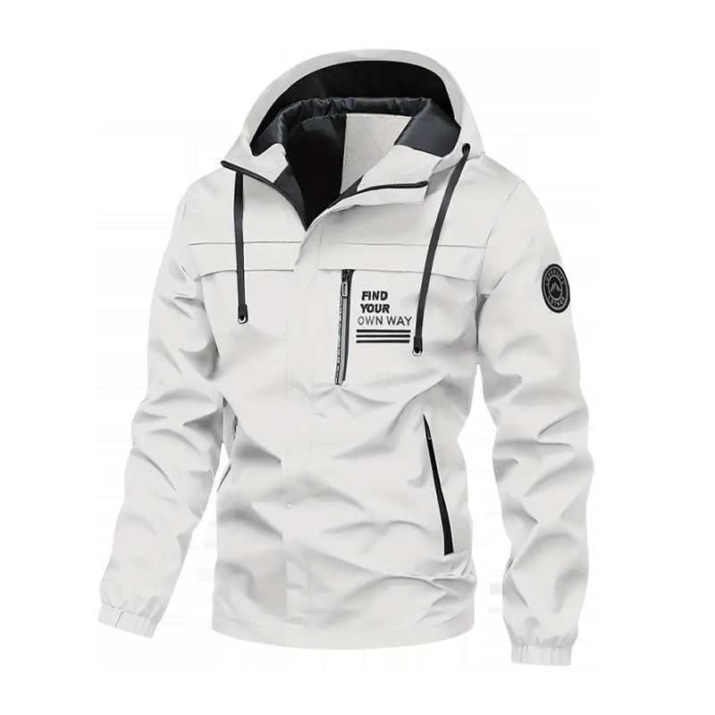 new Free shipping designer Autumn and winter new velvet style jacket mens hooded casual jacket loose and comfortable coat