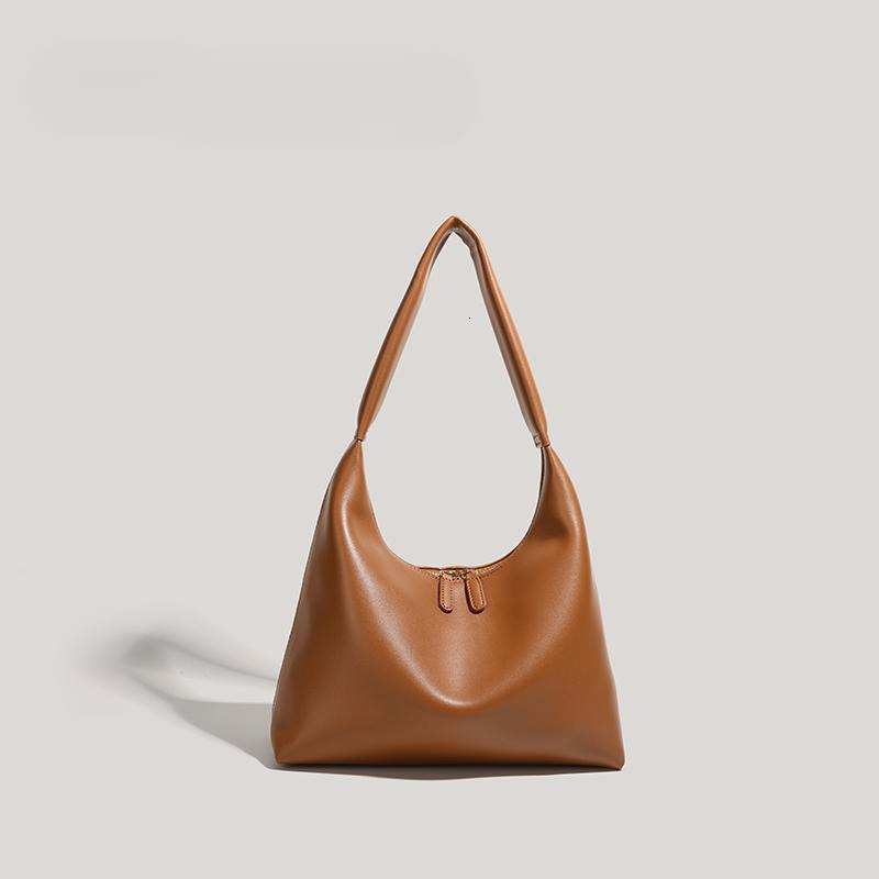new milk tea color bag luxury bag women leisure s commuting large capacity shoulder bag designer bag summer Korean retro fashion handbag