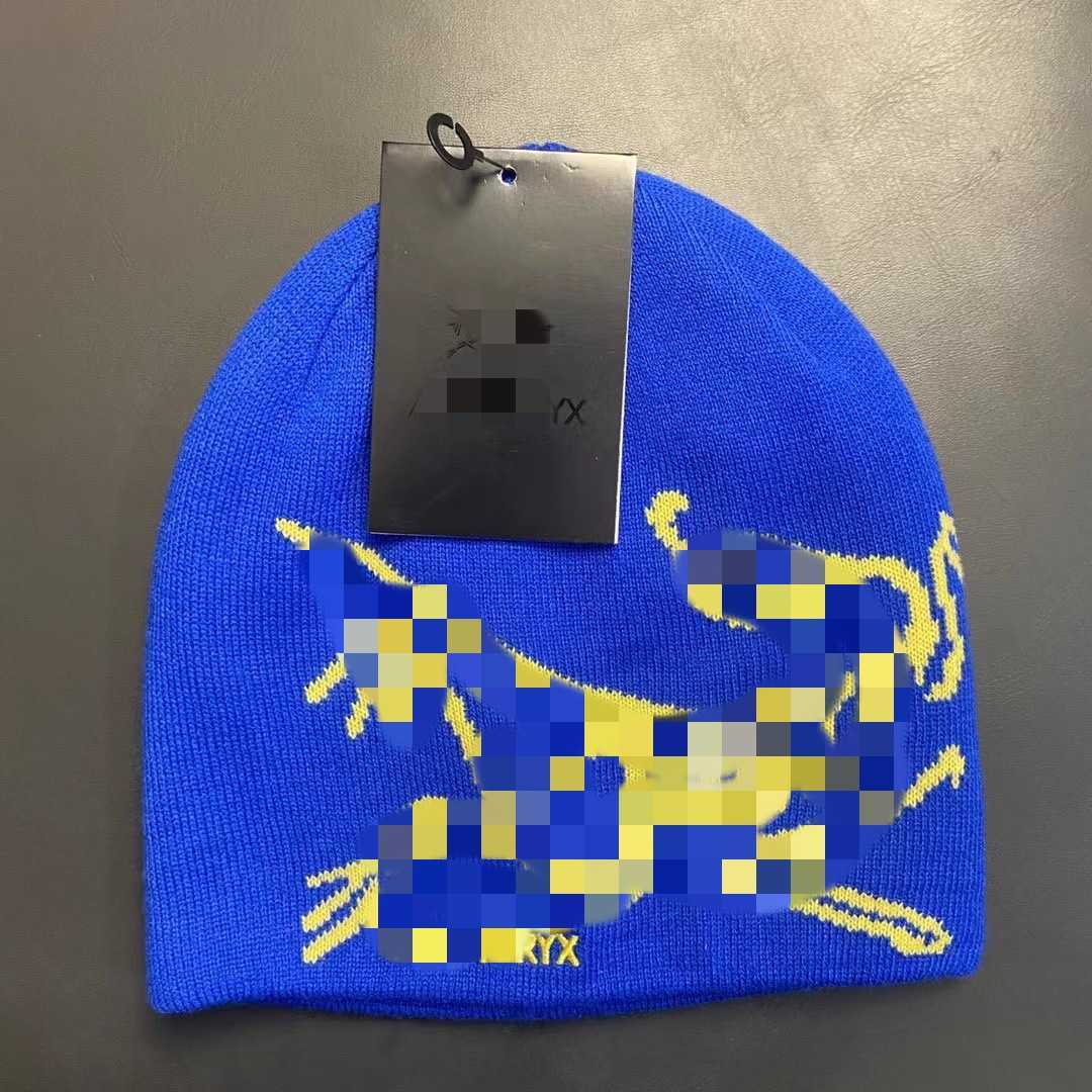 Autumn Winter Fashion Versatile Alphabet Knitted Hat Casual Warm Cold Hat Unisex Knit Hat L250908 1O00Z