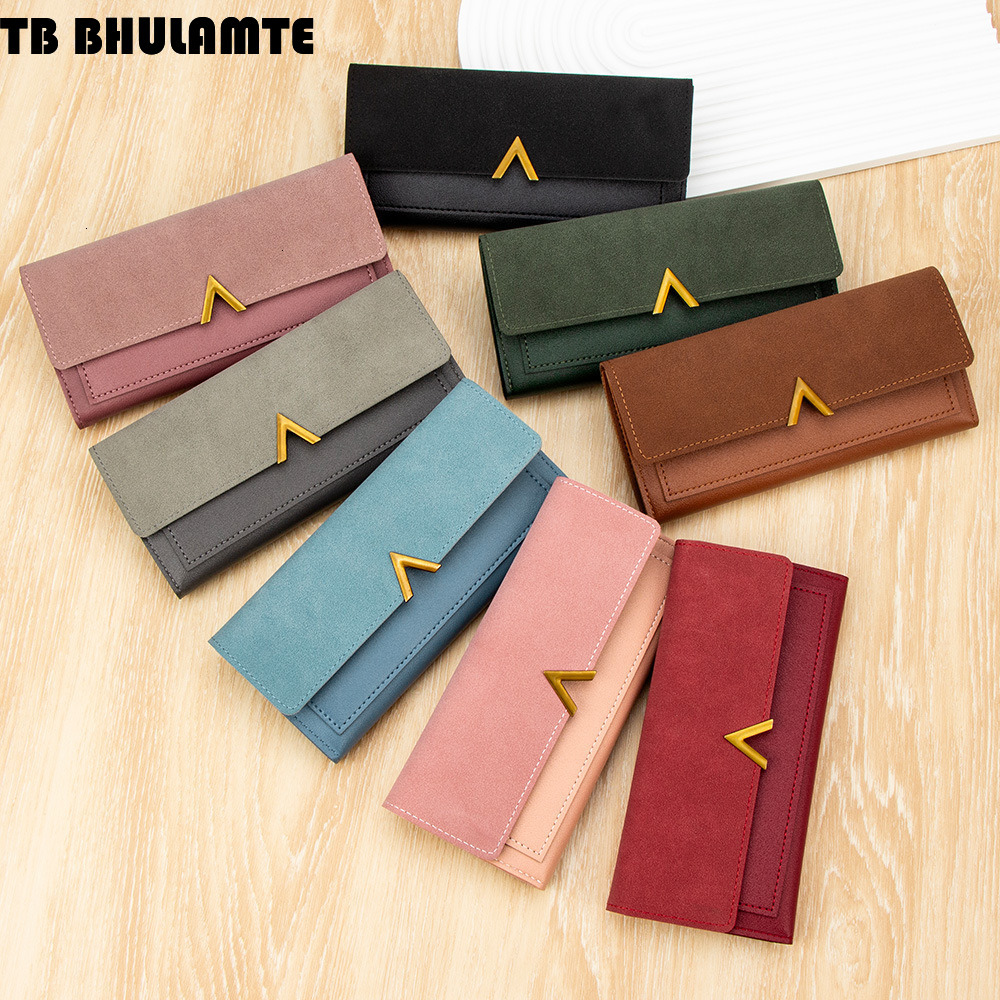 TB BHULAMTE Designer Wallet New Women's Wallet Fashion Simple Luxury Bag Women's PU Long Wallet Money Clip Multi-card Slot Card Holder Clutc