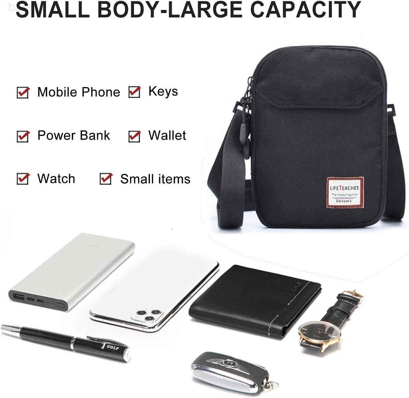 Crossbody Bag Shoulder Bag for Men Small Messenger Satchel Bag for Women Z250909