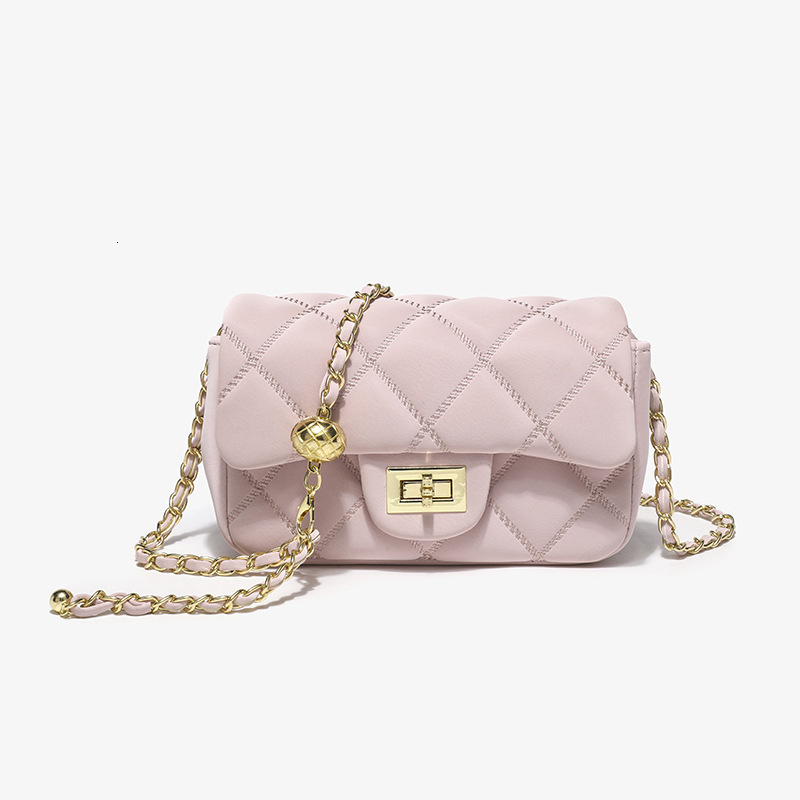 2025 new collection Women's Shoulder Bag Diamond Chain Bag New Fashionable Texture Small Square Bag Women's Crossbody Bag Autumn New Designe