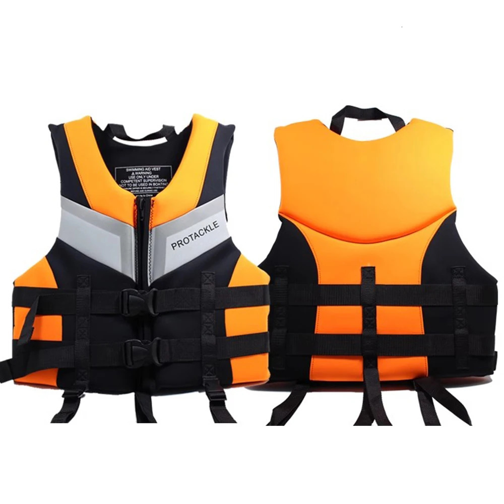 Neoprene Life Jackets for Adults Water Sport Floating Vest Kayak Buoyancy Aid Sailing Boating Super Rescue 250908
