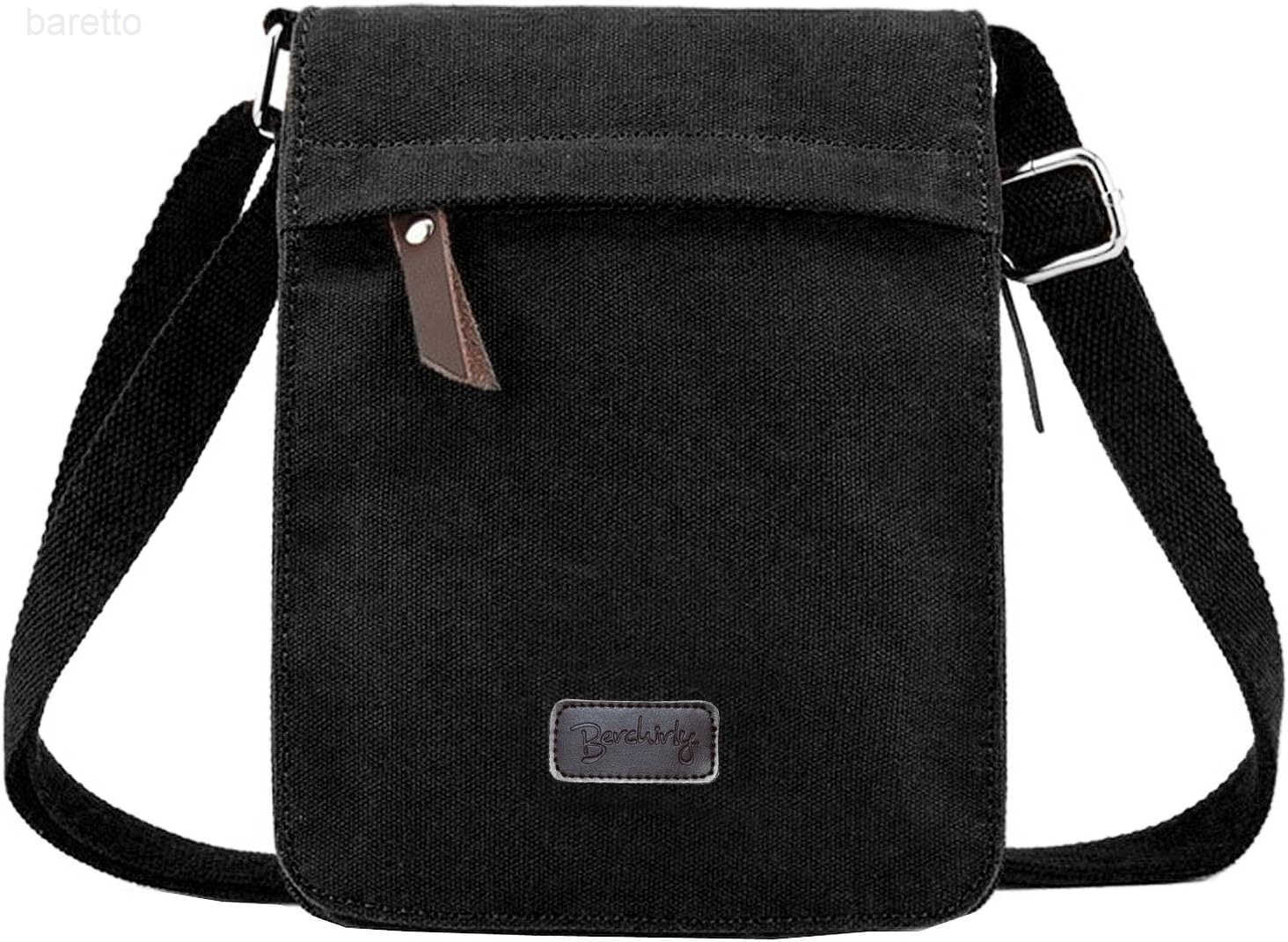 Vintage Canvas Leather Messenger Crossbody Bag Pack Organizer Z250909