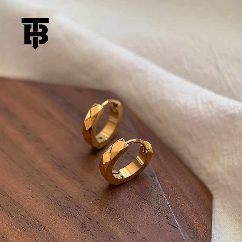 TB BHULAMTE Free Shipping New Designer Accessories Trend Popular Unique High-end Ear Bone Stud Hoop Earrings For Men And Women