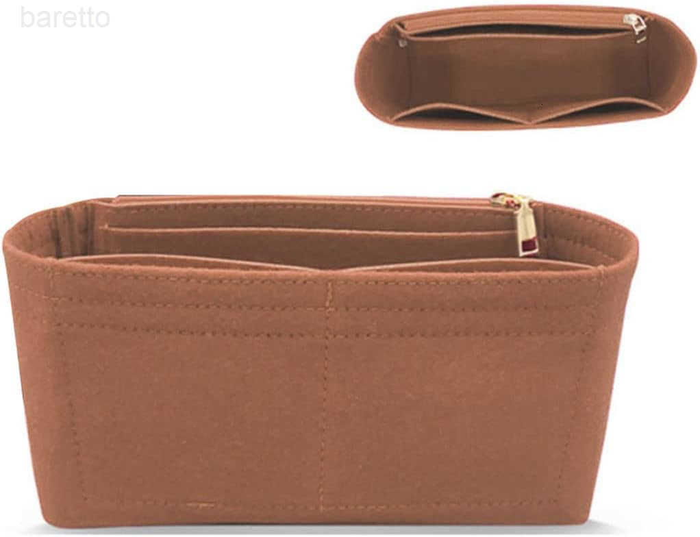 Purse Organizer insert pocket for marmont matelass shoulder bagsingle pack with zipper 2000AbrownM Z250909