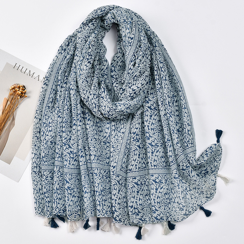 K1858 Pure wool lambskin women's shawl winter warm double-sided color matching scarf a multi-purpose spot wholesale hot sale