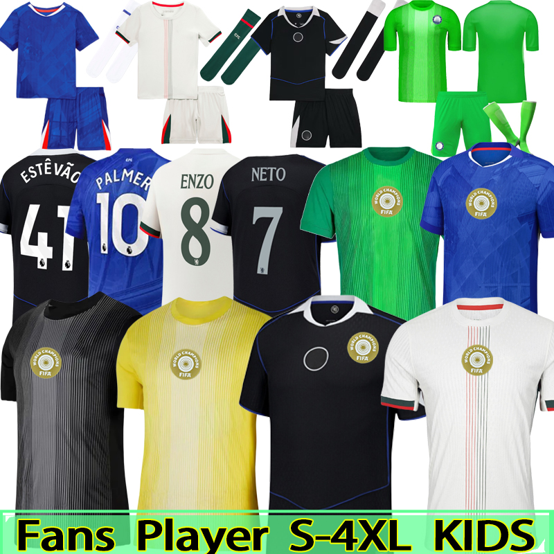Soccer jersey chelses 25 26 Cole Palmer Jadon Sancho Enzo Fernandez jersey Marc Cucurella Mykhailo Mudryk kit kids Football Shirt cfc jersey 2025 2026 Home Away