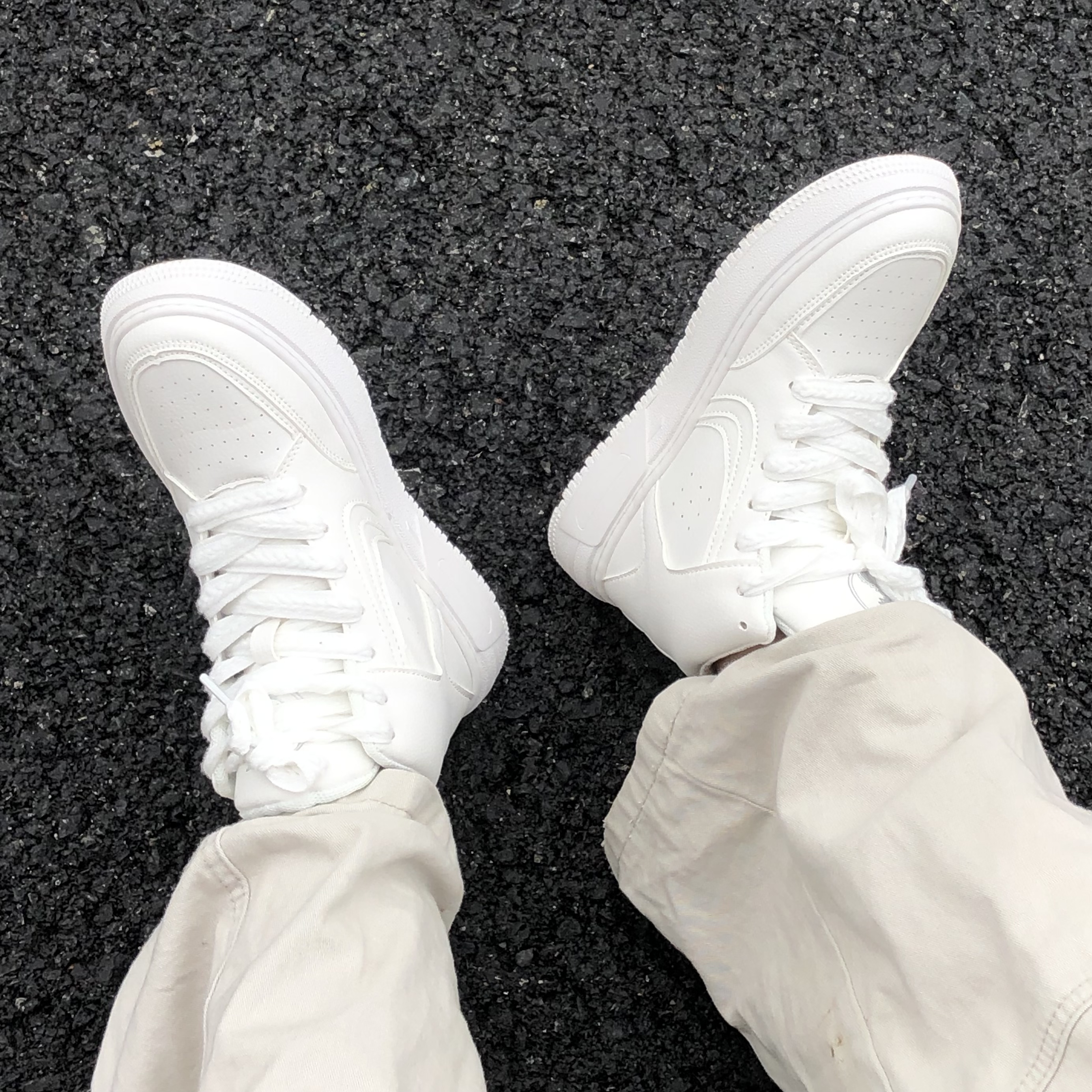 Jiffly High Top Sneakers for Men - Panda White Color with Height-Increasing DesignJFY-810