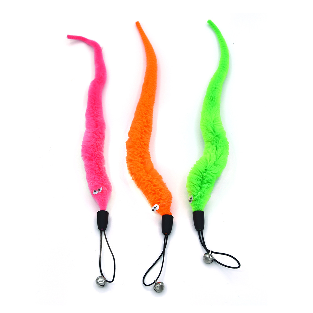 9 Pack Colorful Replacement Head Funny Stick Tassel Feather Fishing Rod Toy Set Cat Toys Interactive Free shipping