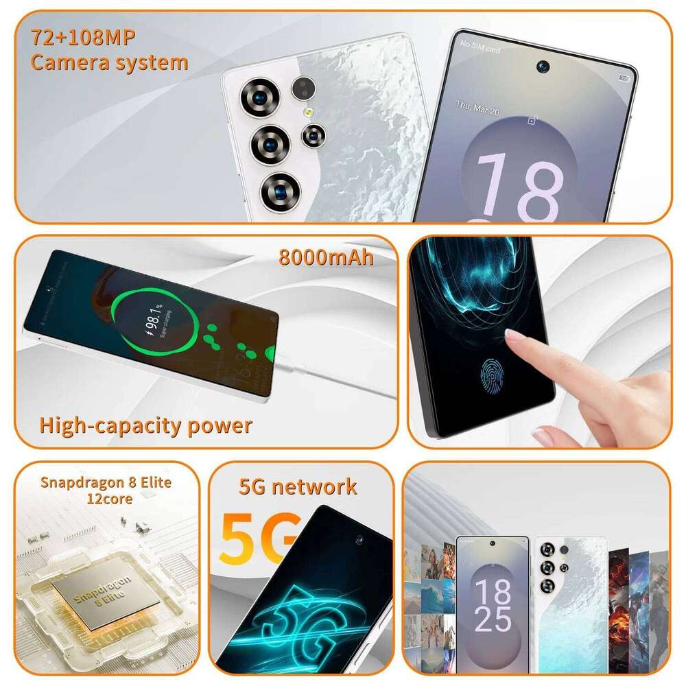 Fashion phone new S27 Ultra built-in pen 4G 3+16 Android 15 6.75-inch smartphone