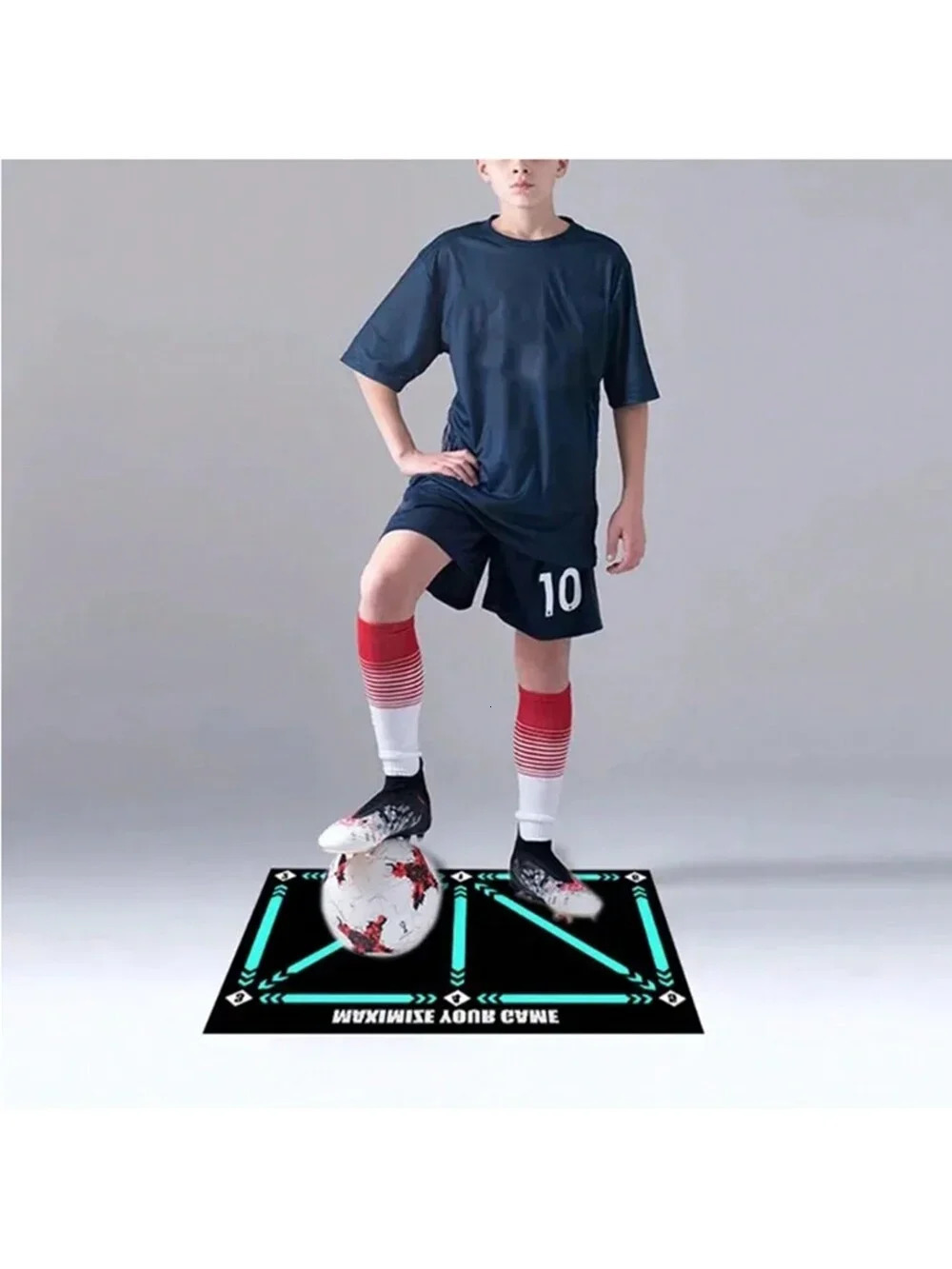 Soccer ball control training mat Stable and silent rubber base Digital Guidance Improve ball sense daily training 250909