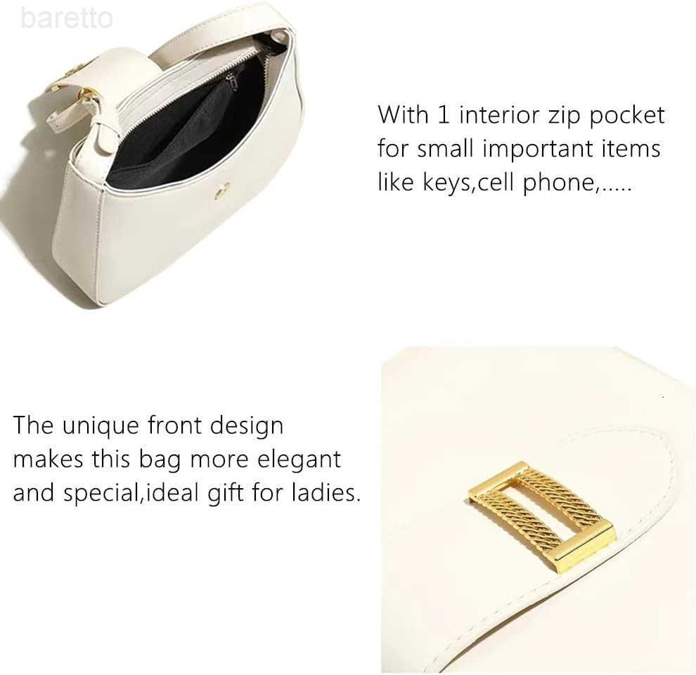 Shoulder BagRetro Small PurseTote Bag for Women with Zipper Closure Z250909