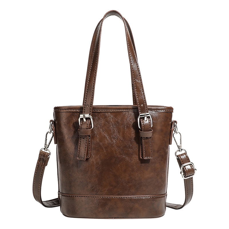 new solid color design women s handbag luxury leisure bag simple single shoulder crossbody bag designer bag bucket bag single shoulder bag