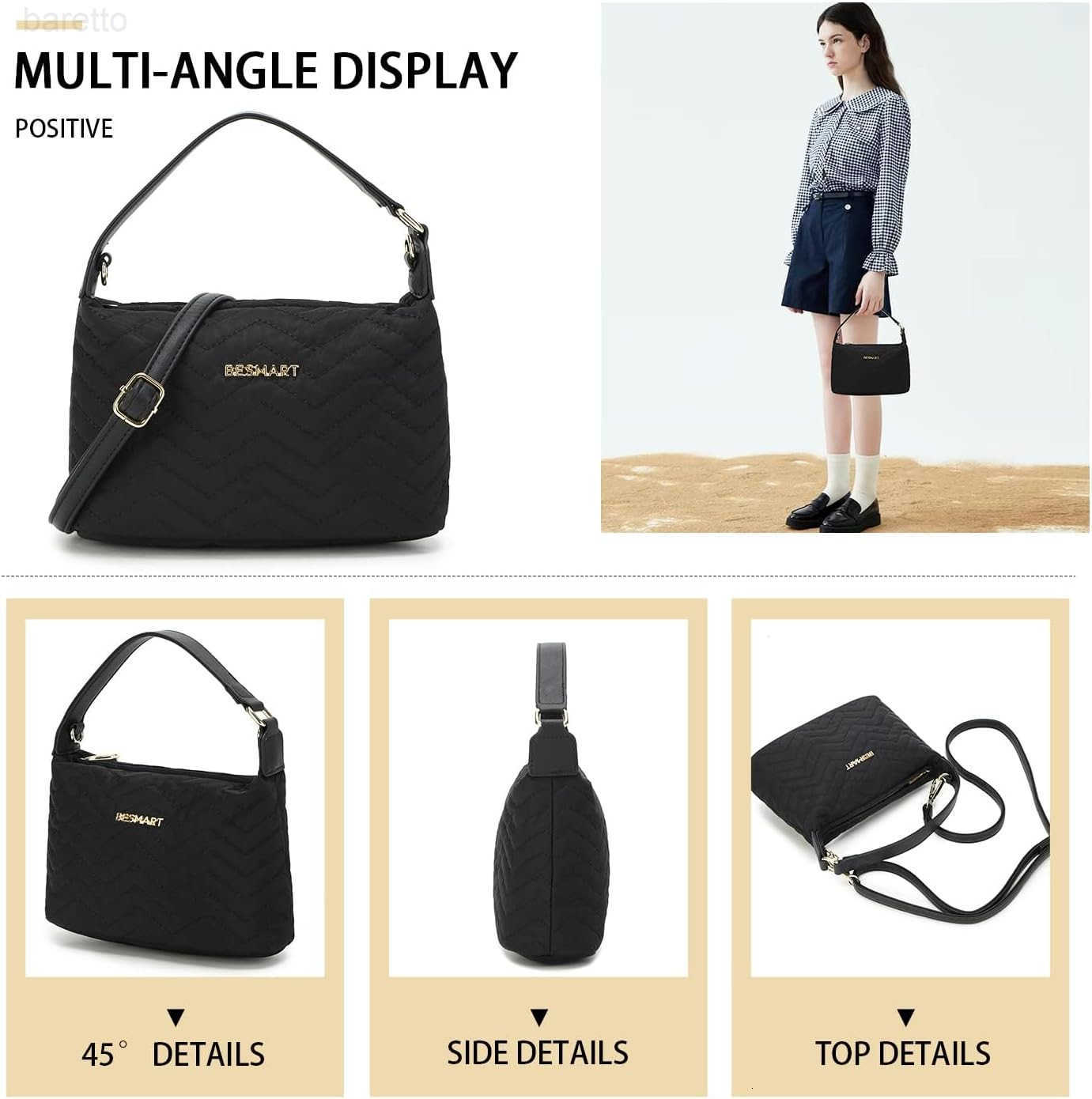 Crossbody Bag for Women Stylish Shoulder Bag with Adjustable Strap Lightweight Durable Handbag for Travel Workout Z250909