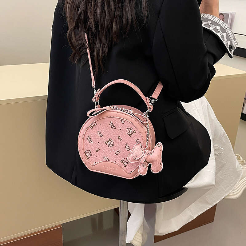 Kong Light Hong Luxury Cake For Women 2025 New Round Small Bag High-Quality Texture Spring Summer Crossbody Handbag