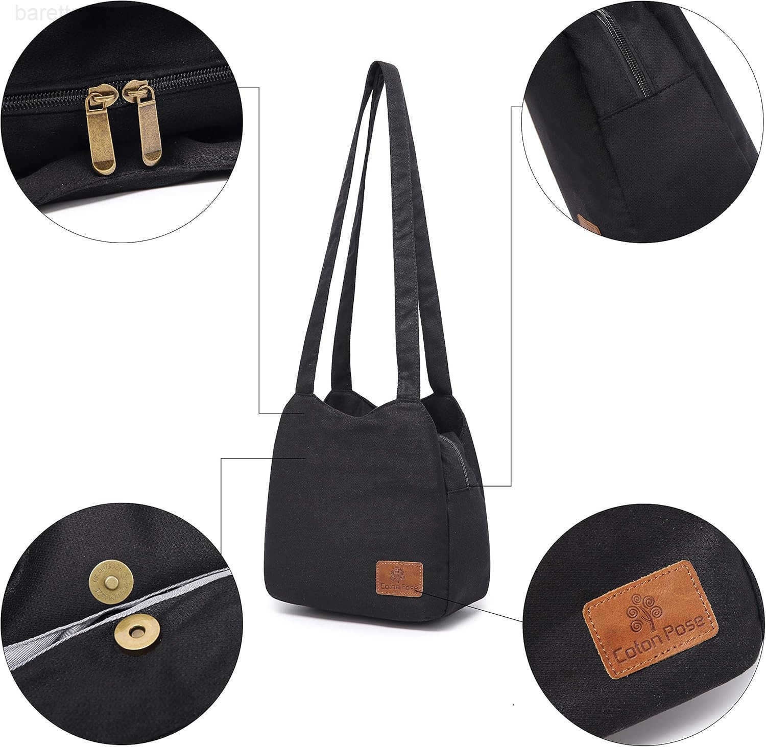 Mini Shoulder Bag Hippie Top Zip Canvas Sling Bag Jacquard cloth Handmade Bags Z250909